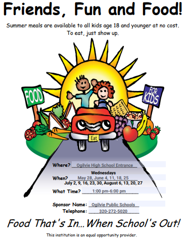 Summer Food Program Flyer Summer Food Program Flyer
